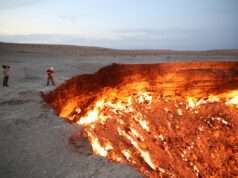 අපායේ දොරටුව (Door to Hell): දර්වාසා හි දැවෙන ගෑස් ආවාටය දර්වාසා ගෑස් ආවාටය අපායේ දොරටුව